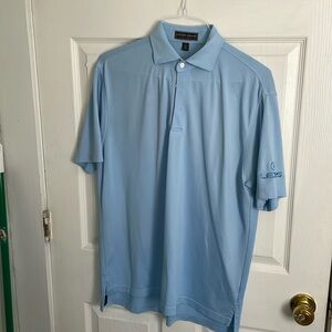 Peter Millar Performance Blue Polo Medium